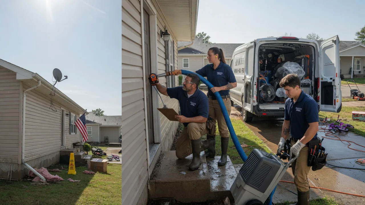Ceiling Water Damage Restoration in Rienzi, MS near me